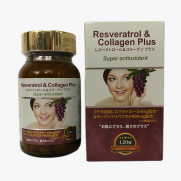 Thực phẩm bảo vệ sức khỏe RESVERATROL & COLLAGEN PLUS (Viên nén Collagen Nho)