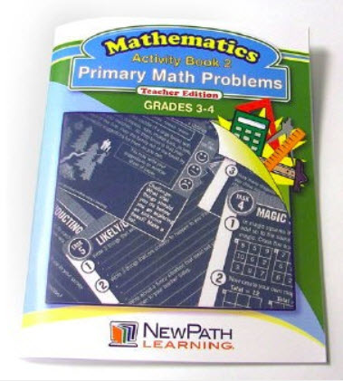 Primary Math Problems Series Workbook- Book 2 - Grade 3 - 4 - Print Version