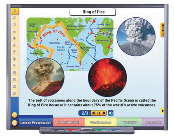 Volcanoes Multimedia Lesson - CD Version