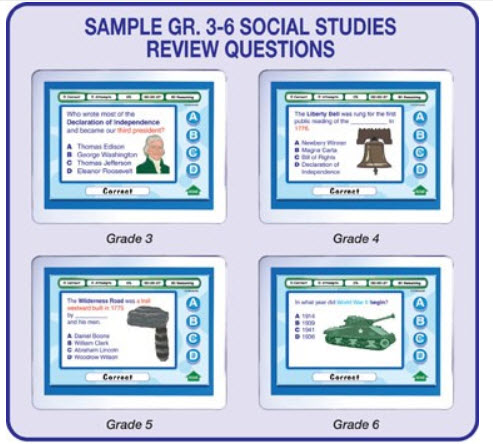 MimioVote Social Studies Question Set - Grades 1 - 6