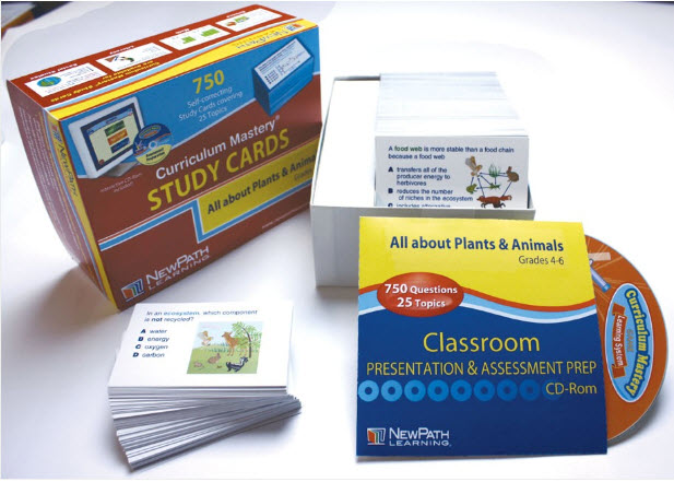 Plants & Animals - Grades 3 - 5 Study Cards