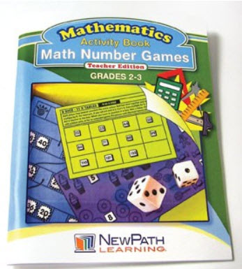Math Number Games Workbook - Grades 2 - 3 - Print Version