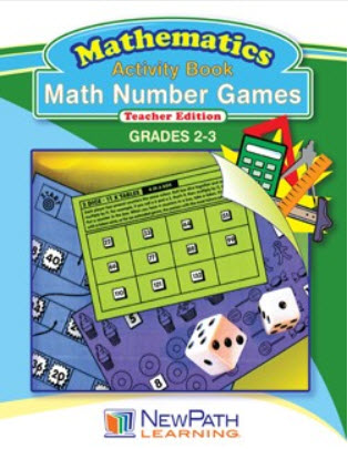 Math Number Games Workbook - Grades 2 - 3 - Downloadable eBook 