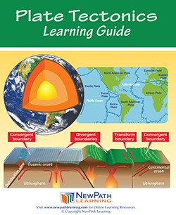 Plate Tectonics Student Learning Guide - Grades 6 - 10 - Downloadable eBook