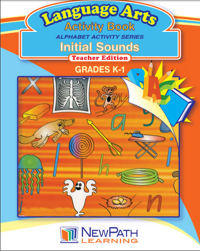Alphabet Activity Series - Initial Sounds Workbook - Grade K-1 - Print Version