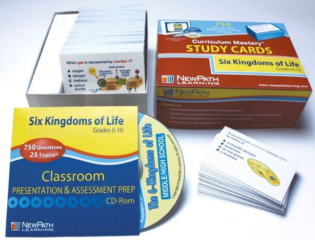 Six Kingdoms - Grades 5 - 9 Study Cards