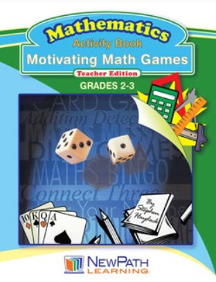 Motivating Math Games Workbook - Grades 2 - 3 - Downloadable eBook