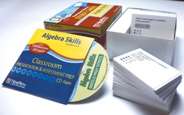 Algebra Skills - Grades 6 - 10 Study Cards