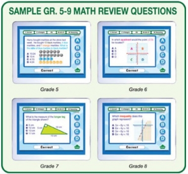 MimioVote Math Question Set - Grades 5 - 10