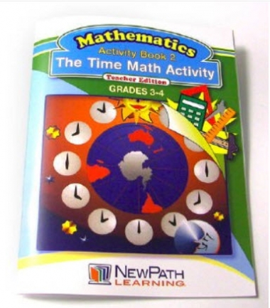 The Time Math Activity Series Workbook- Book 2 - Grades 3 - 4 - Print Version