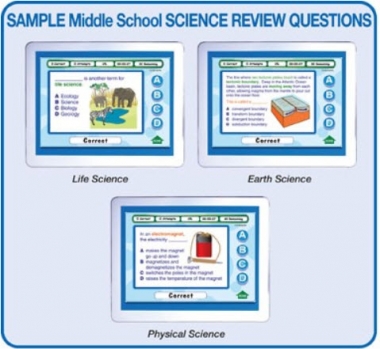 MimioVote Middle School Science Question Set - Life, Earth & Physical Science