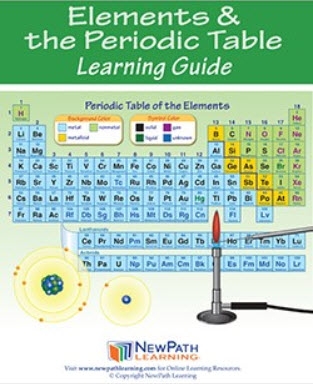  Elements & the Periodic Table Student Learning Guide - Grades 6 - 10 - Downloadable eBook