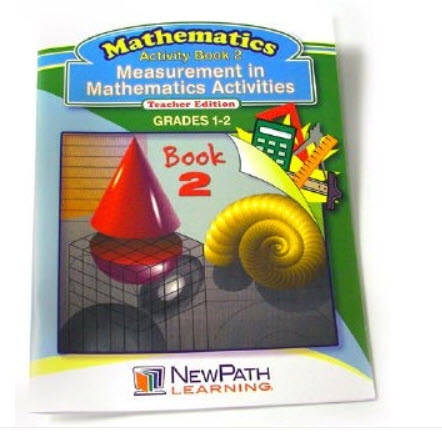  Measurement in Mathmatics Activities Series Workbook - Book 2 - Grades 1 - 2 - Print Version