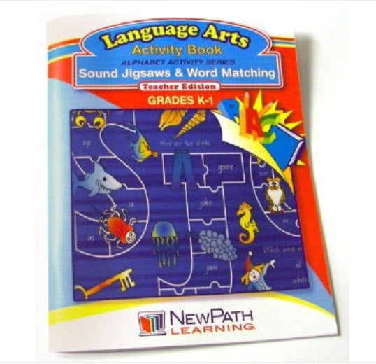  Alphabet Activity Series - Sound Jigsaws and Word Matching Workbook - Grades K - 1 - Print Version