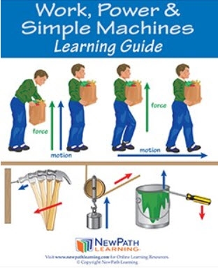  Work, Power & Simple Machines Student Learning Guide - Grades 6 - 10 - Downloadable eBook