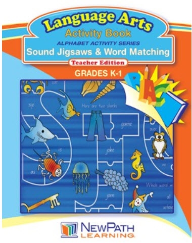  Alphabet Activity Series - Sound Jigsaws and Word Matching - Grade K-1 - Downloadable eBook 