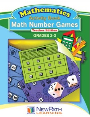  Math Number Games Workbook - Grades 2 - 3 - Downloadable eBook 