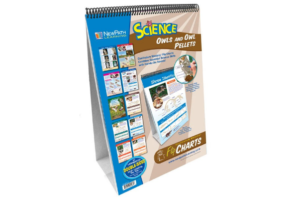 Owls & Owl Pellets Curriculum Mastery® Flip Chart Set - Grades 5 - 9