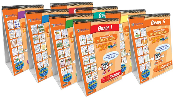 ELA - Common Core Grades 1-8 Set of 8 Flip Charts