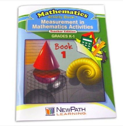  Measurement in Mathmatics Activities Series Workbook- Book 1 - Grades K - 1 - Print Version