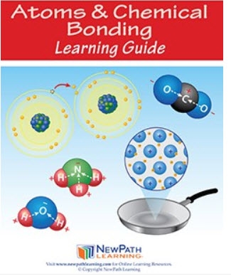  Atoms & Chemical Bonding Student Learning Guide - Grades 6 - 10 - Downloadable eBook