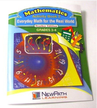  Everyday Math for the Real World Series Workbook - Book 2 - Grades 3 - 4 - Print Version