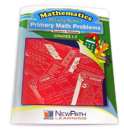  Primary Math Problems Series Workbook- Book 1 - Grades 1 - 2 - Print Version