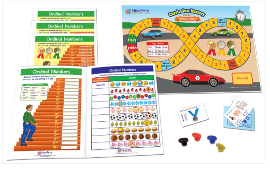 Ordinal Numbers Learning Center, Gr. 1-2