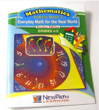  Everyday Math for the Real World Series Workbook- Book 3 - Grades 4 - 5 - Print Version