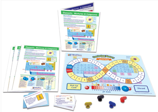 Elements, Mixtures & Compounds Learning Center, Gr. 3-5