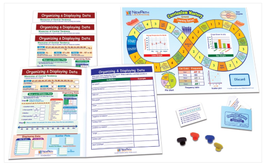 Organizing & Displaying Data Learning Center, Gr. 6-9