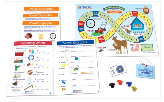 Vowel Digraphs Learning Center, Gr. 1-2