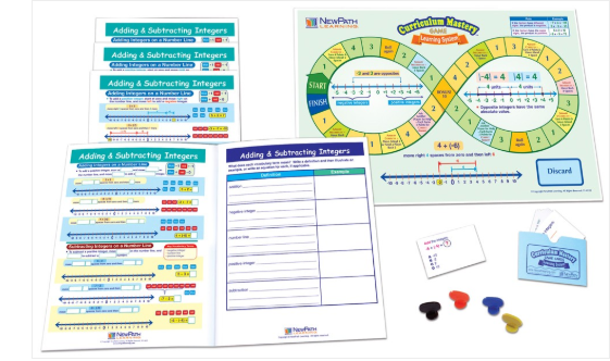 Adding & Subtracting Integers Learning Center, Gr. 6-9