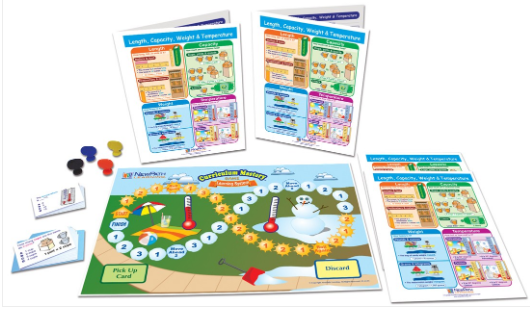 Length, Capacity, Weight & Temperature Learning Center, Gr. 1-2