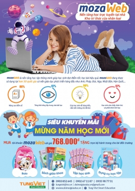 TẶNG TRỌN BỘ HÀNH TRANG CHO BÉ ĐẾN TRƯỜNG KHI MUA TÀI KHOẢN MOZAWEB