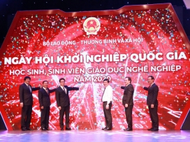 Lần đầu tiên tổ chức ngày hội khởi nghiệp quốc gia lĩnh vực giáo dục nghề nghiệp.