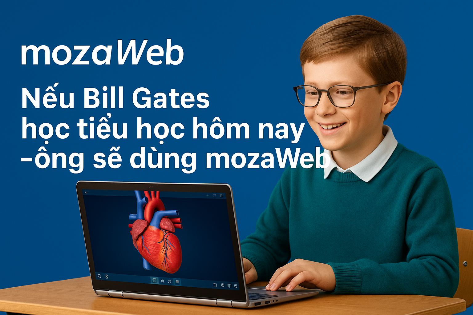  Nếu Bill Gates học tiểu học hôm nay – ông sẽ dùng mozaWeb
