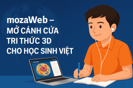 mozaWeb – Mở cánh cửa tri thức 3D cho học sinh Việt