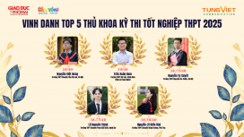 Công bố Top 5 Thủ khoa Toàn quốc Kỳ thi Tốt nghiệp THPT 2025: Vinh danh trí tuệ, lan tỏa hiếu học