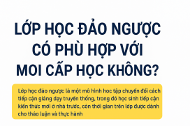 Lớp học đảo ngược có phù hợp với mọi cấp học không?
