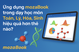 Ứng dụng mozaBook trong dạy học môn Toán, Lý, Hóa, Sinh hiệu quả hơn thế nào?