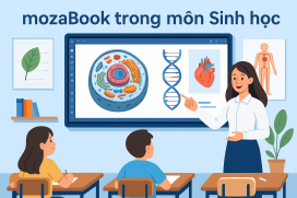 mozaBook trong môn Sinh học: Biến kiến thức phức tạp thành hình ảnh sống động