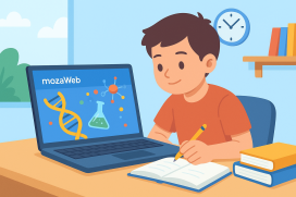 Mô phỏng 3D trên mozaWeb giúp học sinh tiếp thu bài nhanh hơn như thế nào?