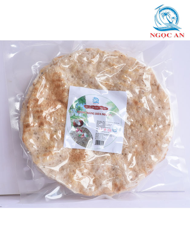 Bánh tráng dừa nướng