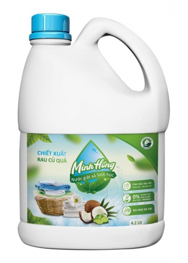Nước giặt sinh học Minh Hồng (can 4,2 lít)